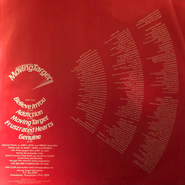 Simon Townshend's Moving Target - secondary