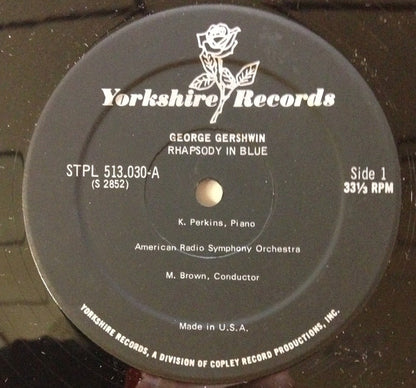 George Gershwin, Malcolm Brown, Kenneth Perkins, American Radio Symphony Orchestra - An American In Paris / Rhapsody In Blue