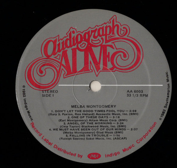 Melba Montgomery - Audiograph Alive