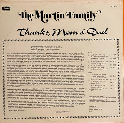 Thanks, Mom & Dad - secondary