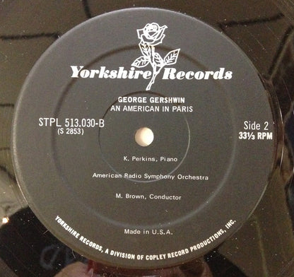 George Gershwin, Malcolm Brown, Kenneth Perkins, American Radio Symphony Orchestra - An American In Paris / Rhapsody In Blue