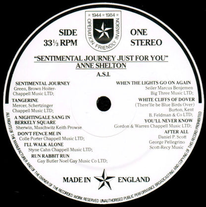 Sentimental Journey Just For You - secondary