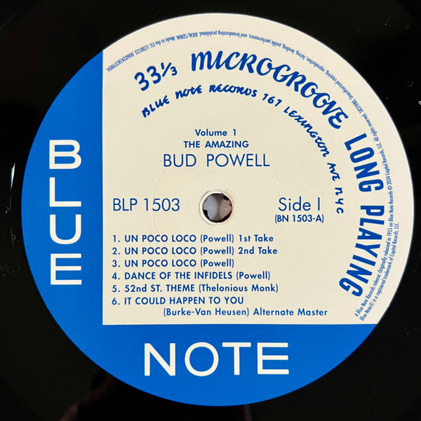 The Amazing Bud Powell (Volume 1) - secondary
