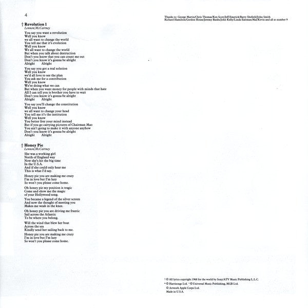 The Beatles - secondary