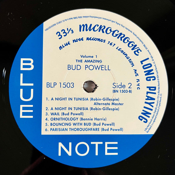The Amazing Bud Powell (Volume 1) - secondary