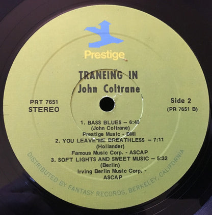 Traneing In - secondary