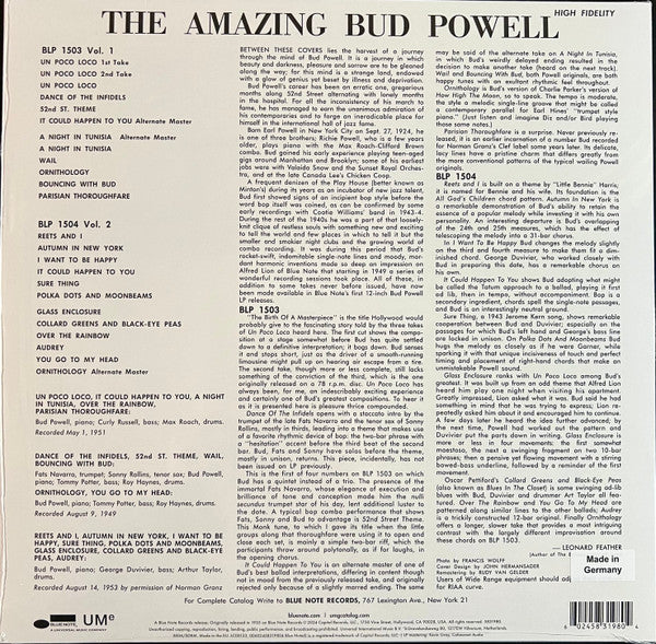 The Amazing Bud Powell (Volume 1) - secondary