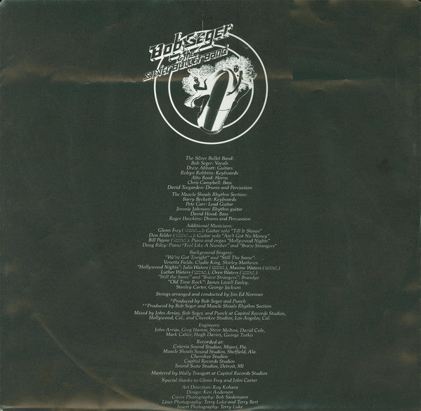 Bob Seger And The Silver Bullet Band - Stranger In Town