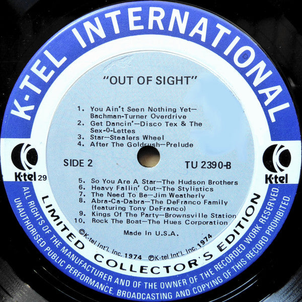 Various - Out Of Sight (Original Stars 20 Original Hits)