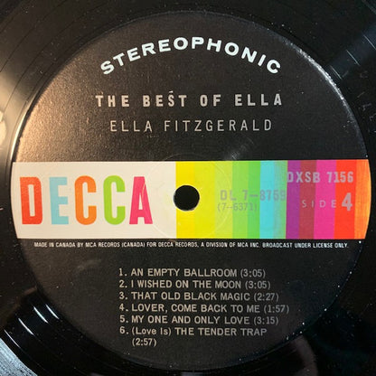 The Best Of Ella Fitzgerald - secondary