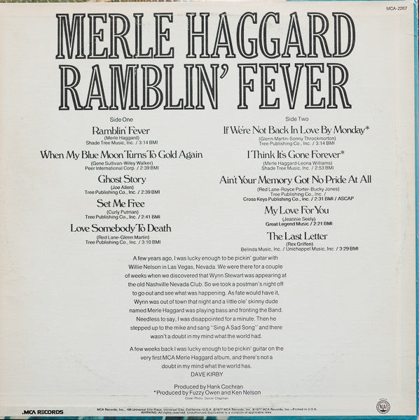 Ramblin' Fever - secondary