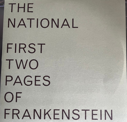 First Two Pages Of Frankenstein - secondary