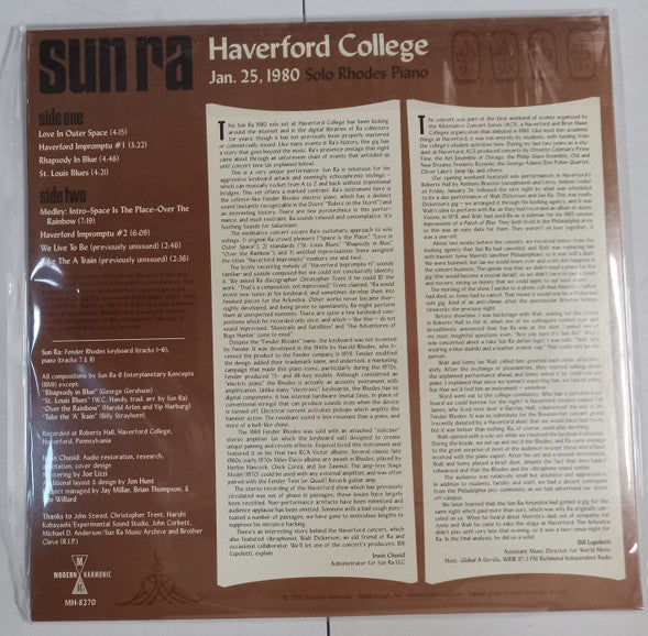 Haverford College 1980 Solo Piano - secondary