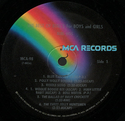 Burl Ives - The Best of Burl's for Boys and Girls