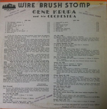 Gene Krupa And His Orchestra, Irene Daye, Anita O'Day - Wire Brush Stomp (1938-1941)