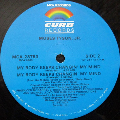 My Body Keeps Changin' My Mind - secondary