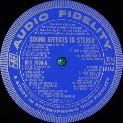 Sound Effects Volume 1 - secondary