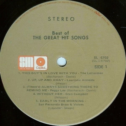 Various - Best Of The Great Hit Songs