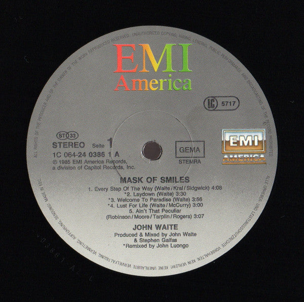 John Waite - Mask Of Smiles