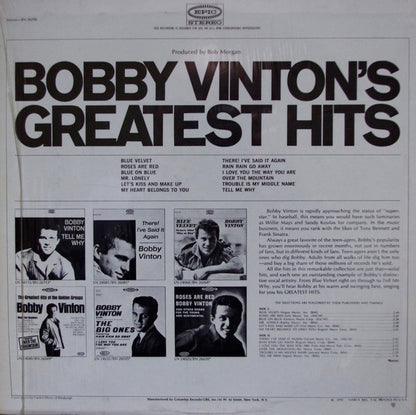 Bobby Vinton's Greatest Hits - secondary