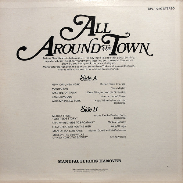 Various - All Around The Town