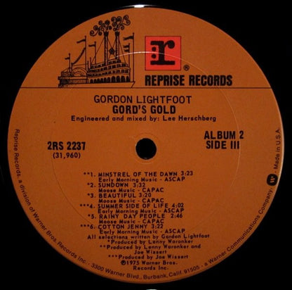 Gord's Gold - secondary