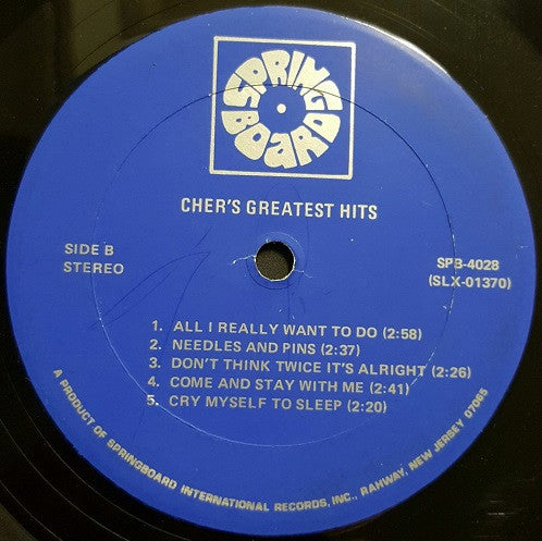 Cher - Cher's Greatest Hits