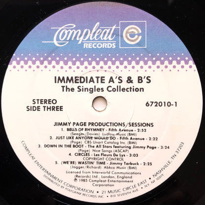Immediate A's & B's: The Singles Collection / A Compleat Collection - secondary