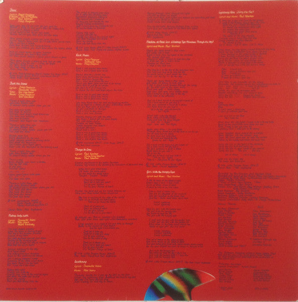 Freedom At Point Zero - secondary