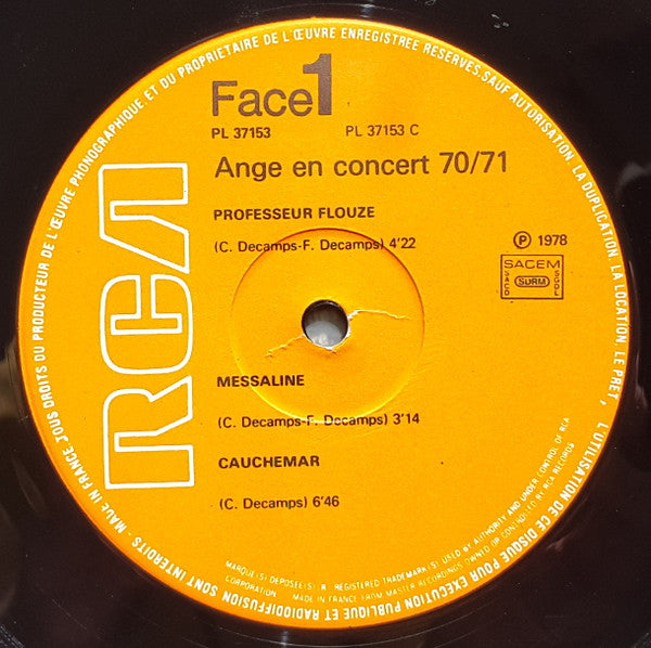 En Concert 1970 - 1971 - secondary