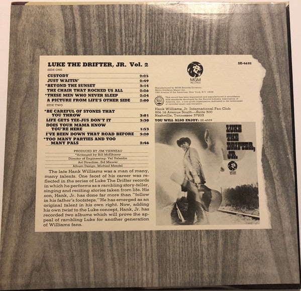 Luke The Drifter, Jr. Vol. 2 - secondary