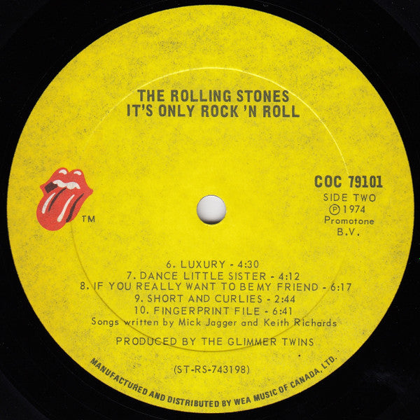 It's Only Rock 'N Roll - secondary