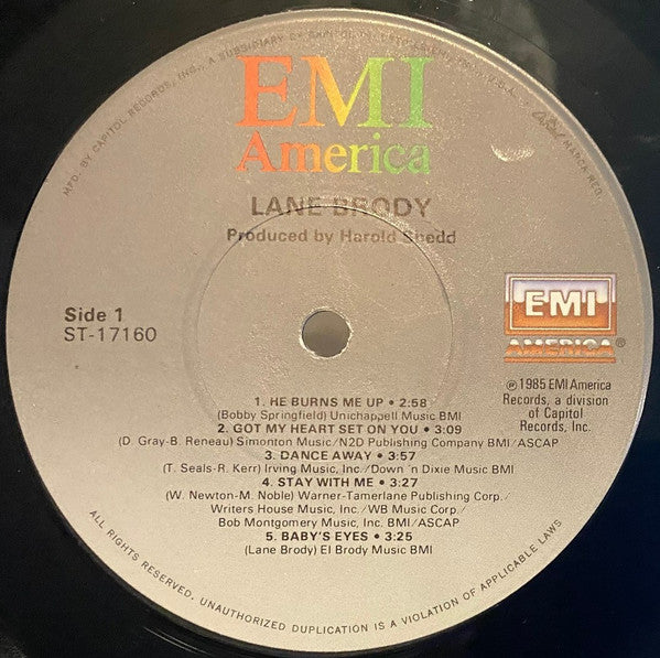 Lane Brody - secondary
