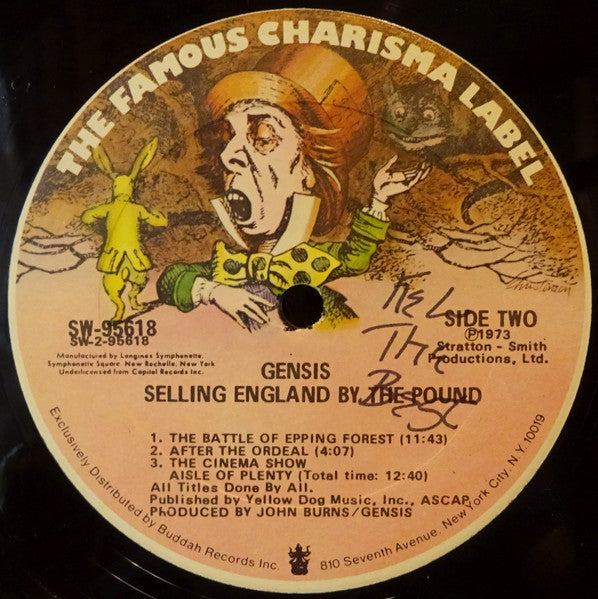 Selling England By The Pound - secondary