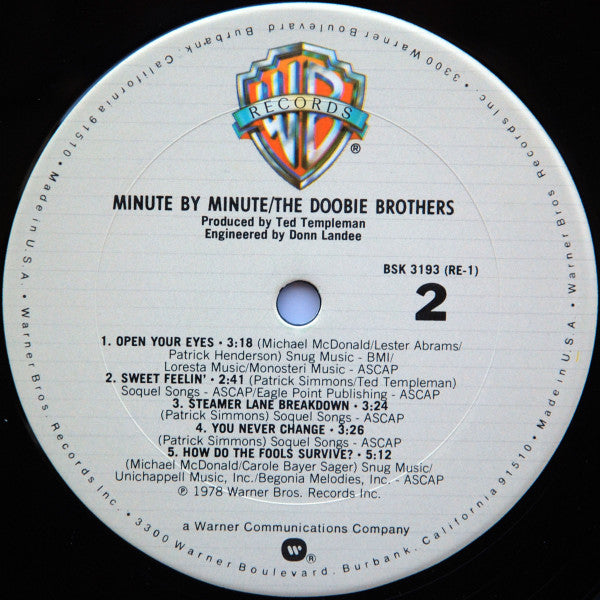 Minute By Minute - secondary