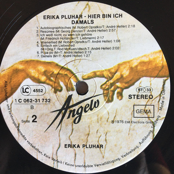 Erika Pluhar - Hier Bin Ich