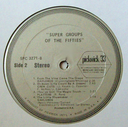 Super Groups Of The 50's - secondary