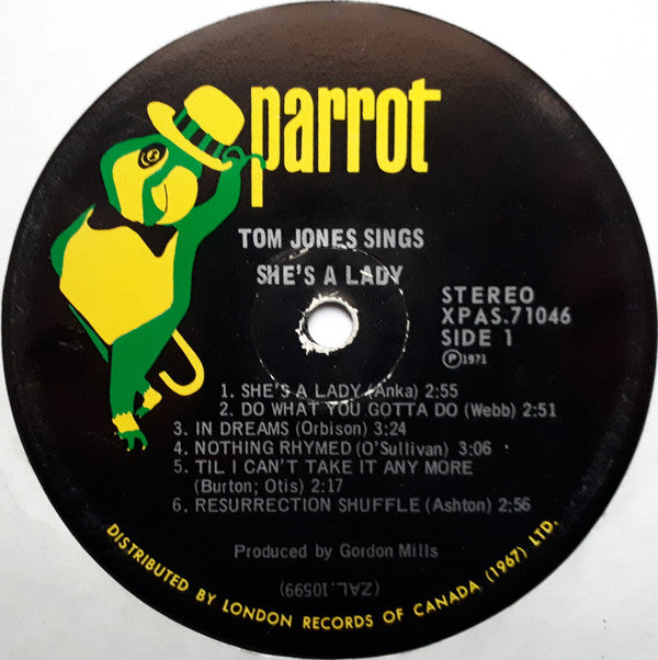 Tom Jones - Tom Jones Sings She's A Lady