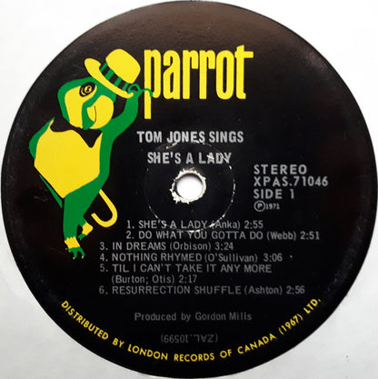 Tom Jones - Tom Jones Sings She's A Lady