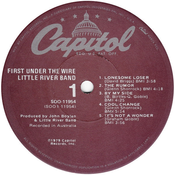 First Under The Wire - secondary