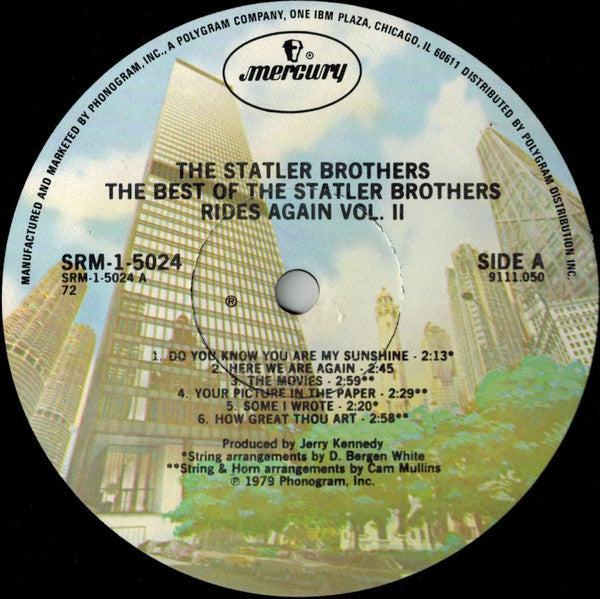 The Statler Brothers - The Best Of The Statler Bros. Rides Again Volume II