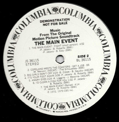 The Main Event (A Glove Story) - Music From The Original Motion Picture Soundtrack - secondary