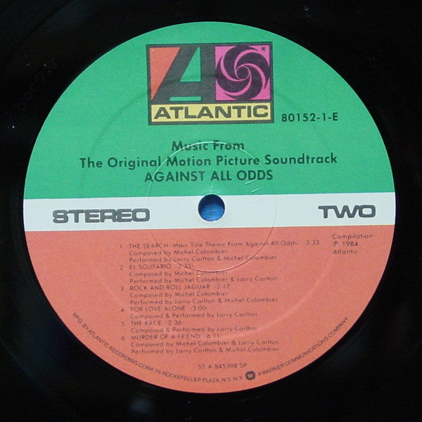 Against All Odds (Music From The Original Motion Picture Soundtrack) - secondary