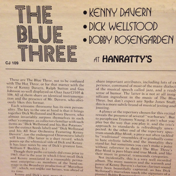 At Hanratty's - secondary