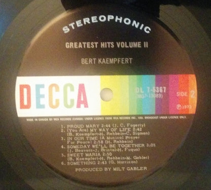 Bert Kaempfert Greatest Hits Volume 2 - secondary