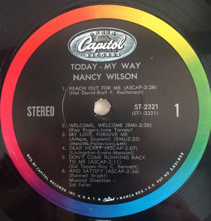 Nancy Wilson - Today - My Way