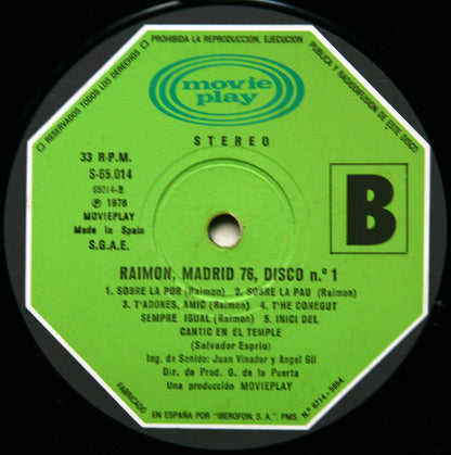 El Recital De Madrid  - secondary