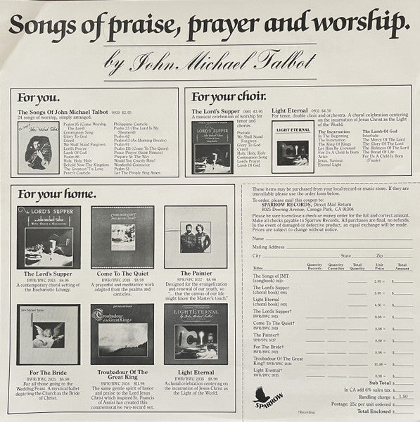 Songs For Worship Volume 1 - secondary