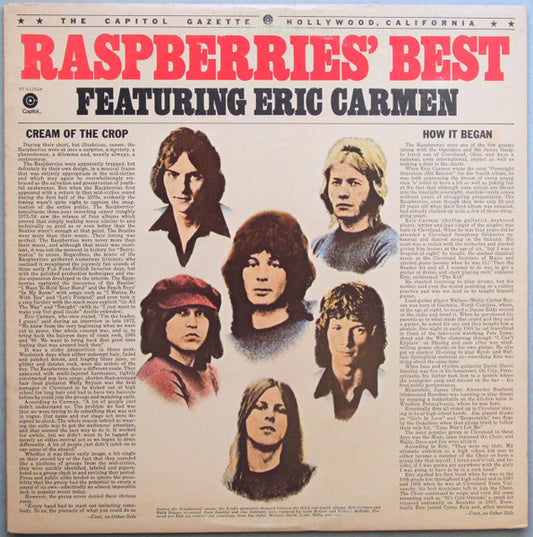 Raspberries' Best - Featuring Eric Carmen - primary