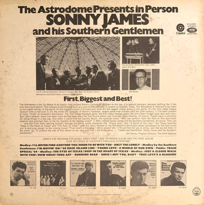 The Astrodome Presents In Person Sonny James - secondary